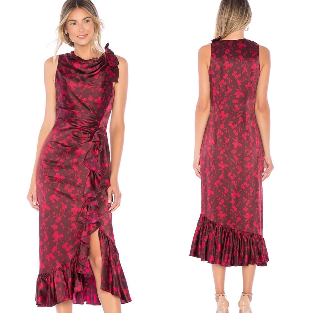 ❌sold❌NEW Cinq a Sept Nanon Dress 100% Silk Size 4 - Picture 3 of 8